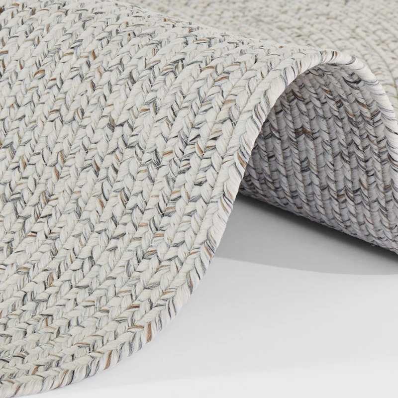 Jute Buitenkleed Braids Rond - Grijs - Image 3