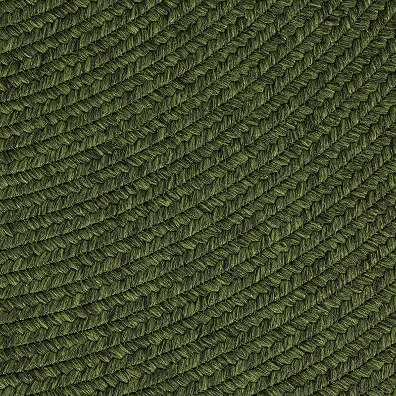 Jute Buitenkleed Braids Rond - Groen - Image 4