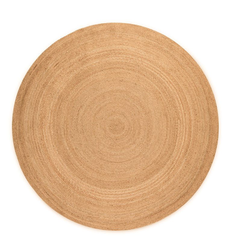 Jute Vloerkleed Geweven - Rond - Naturel - Image 2