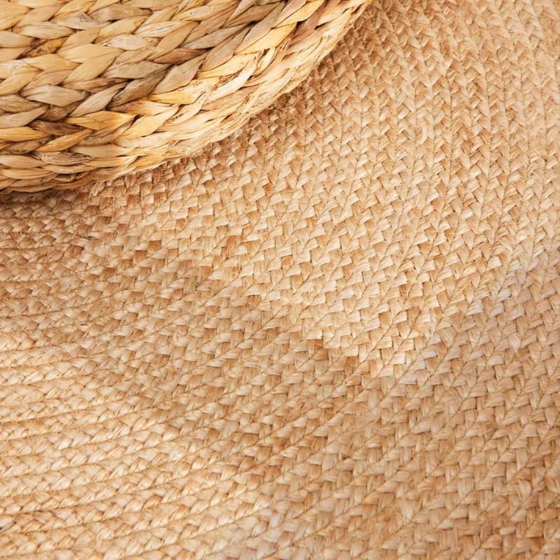 Jute Vloerkleed Jutta Rond - Crème - Image 5