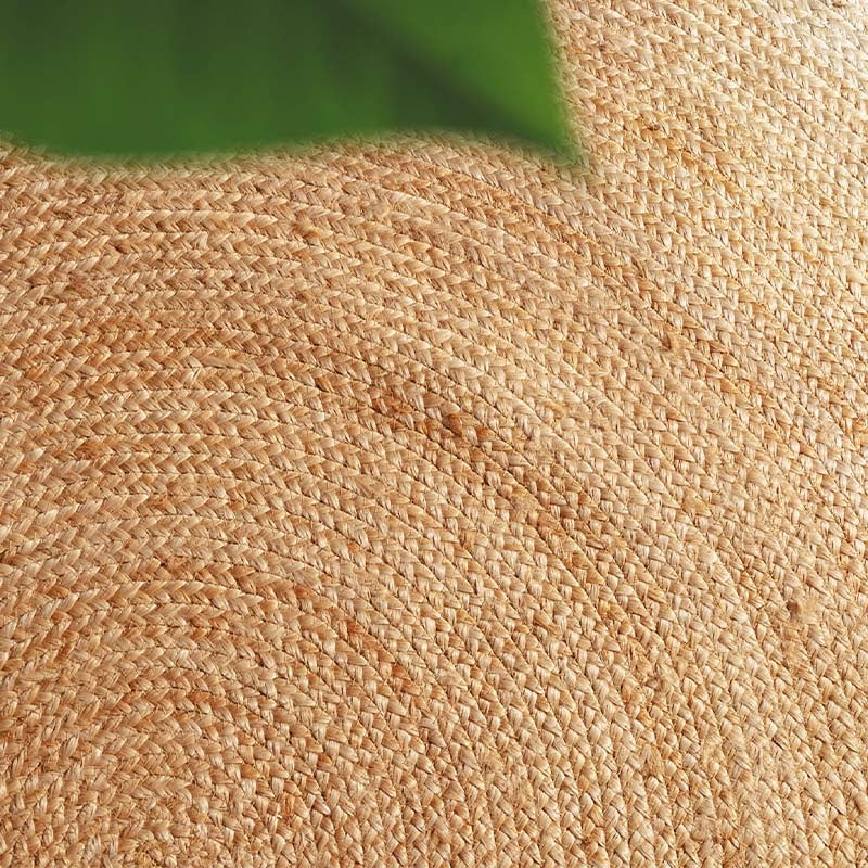 Jute Vloerkleed Jutta Rond - Crème - Image 6