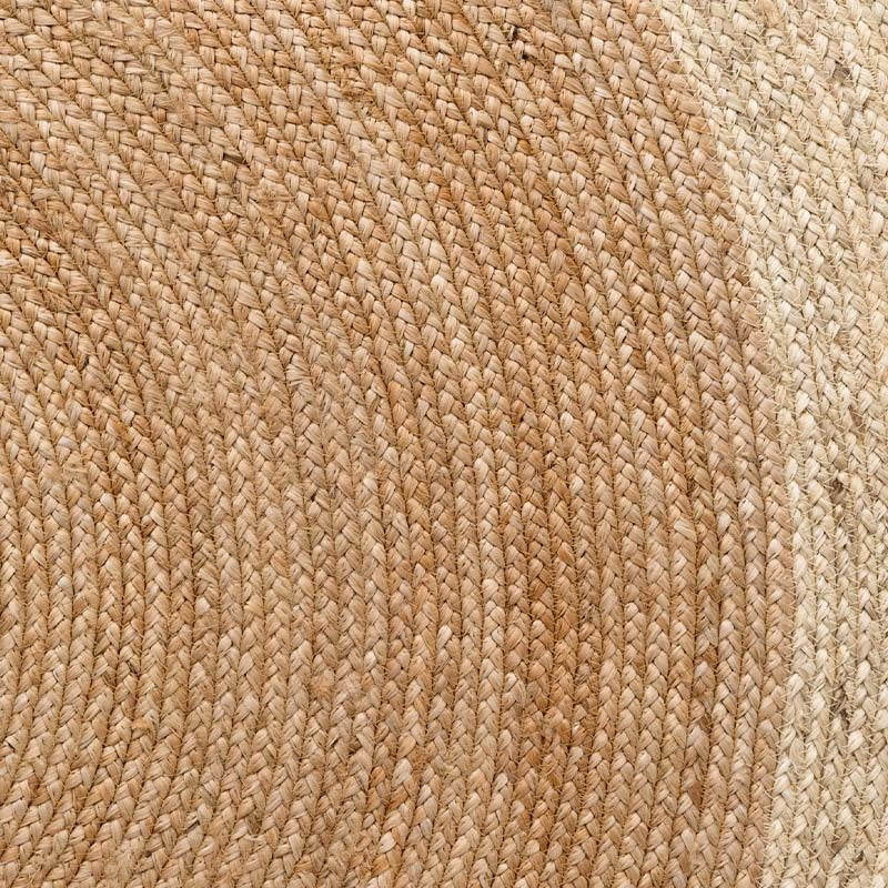 Jute Vloerkleed Jutta Rond - Crème - Image 7