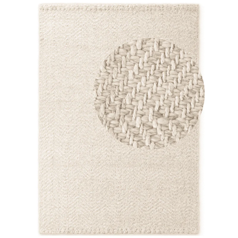 Jute Wol Vloerkleed - Naturel - Image 10