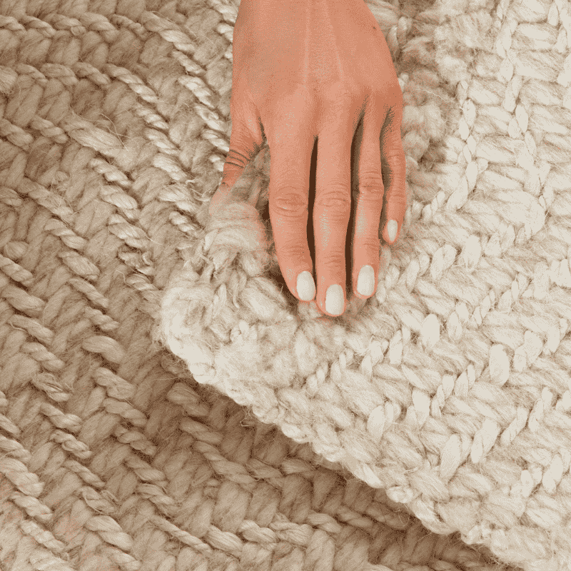 Jute Wol Vloerkleed - Naturel - Image 5