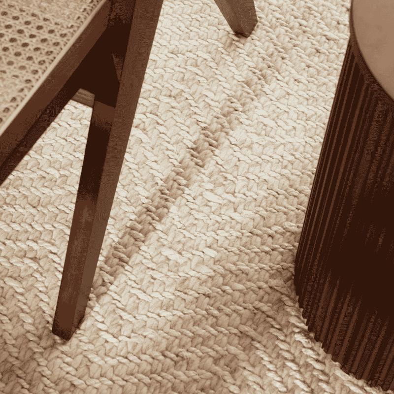 Jute Wol Vloerkleed - Naturel - Image 8