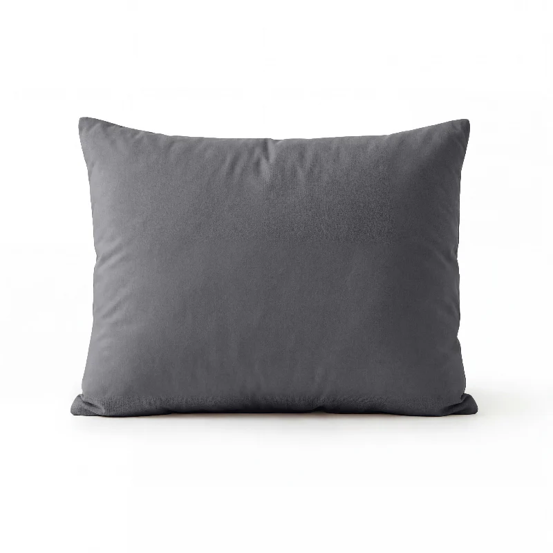 Kussenslopen Percale Katoen: 2-PACK - Antraciet - Image 2