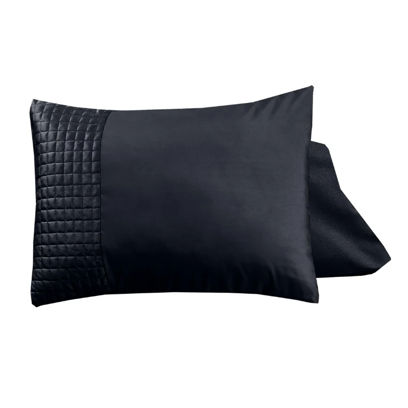 Kussenslopen - Velvet Band: 2-Pack - Zwart - Image 2