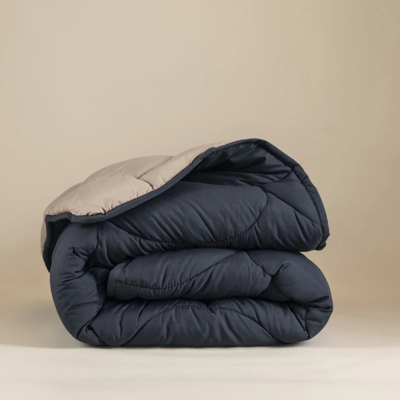 Lazy Dekbed Zonder Overtrek - Double Face - Antraciet /Taupe - Image 5