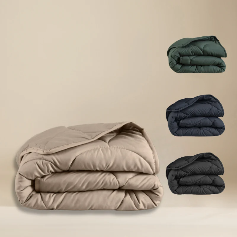 Lazy Dekbed Zonder Overtrek - Uni - Antraciet/Navy - Image 6