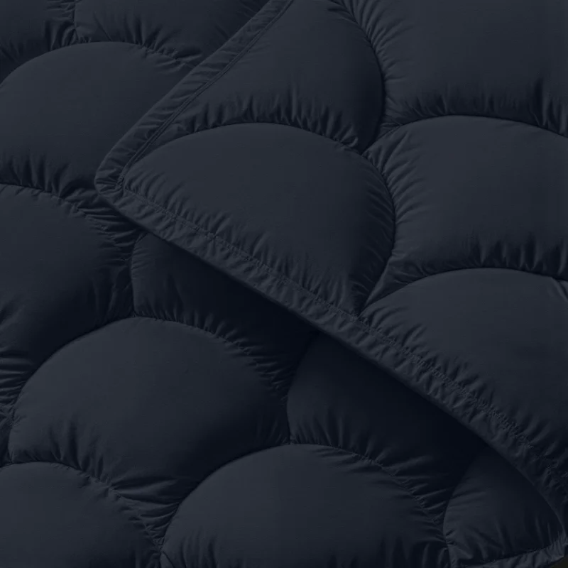 Lazy Dekbed Zonder Overtrek - Uni - Antraciet/Navy - Image 7