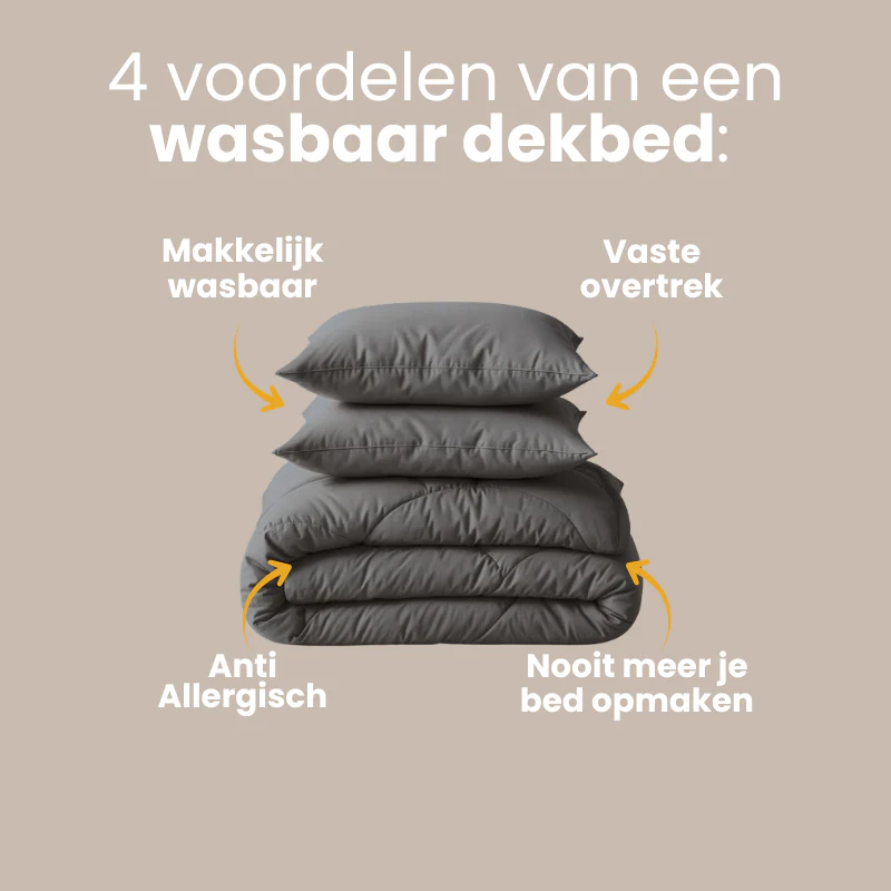 Lazy Dekbed Zonder Overtrek - Uni - Antraciet - Image 12