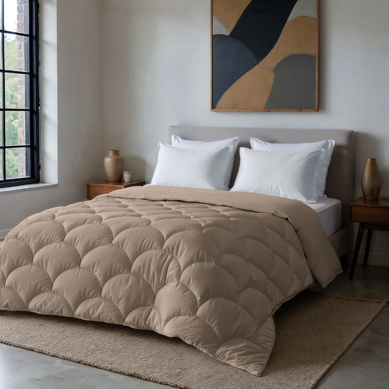 Lazy Dekbed Zonder Overtrek - Uni - Taupe - Image 7