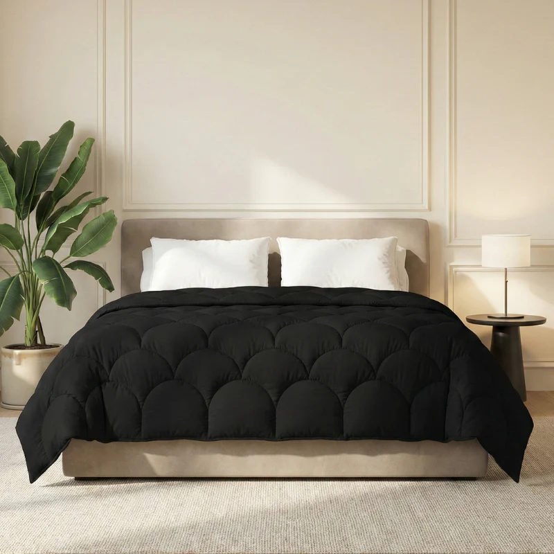 Lazy Dekbed Zonder Overtrek - Uni - Zwart - Image 2