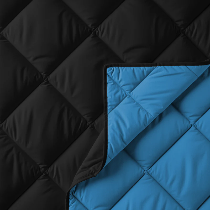 Lazy Dekbed Zonder Overtrek - Zwart/Blauw - Image 9