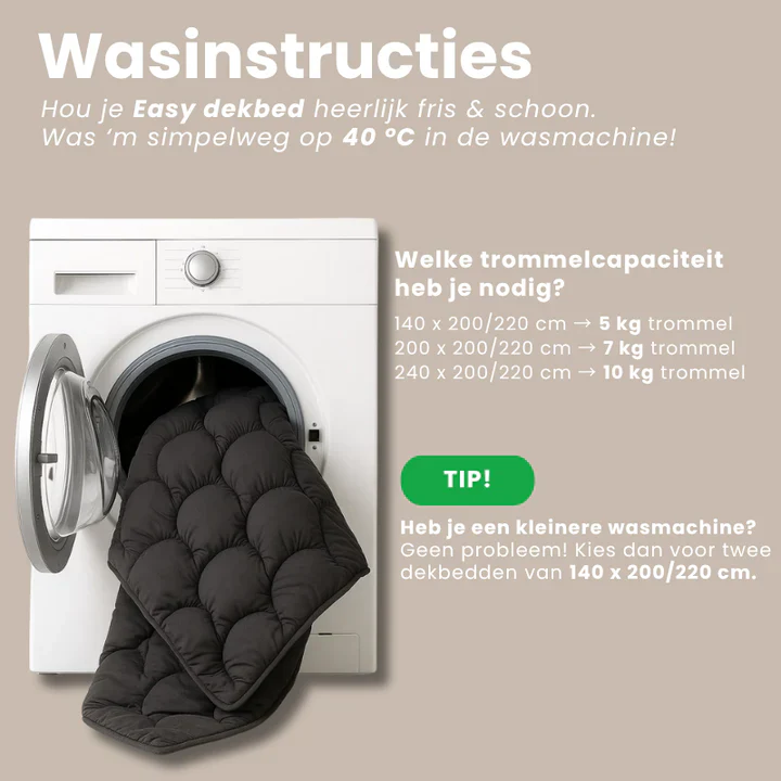 Easy Dekbed Zonder Overtrek - Double Stripe - Roze - Image 5