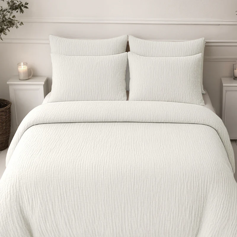 Lazy Dekbed Zonder Overtrek - Katoen Mousseline - Beige - Image 7