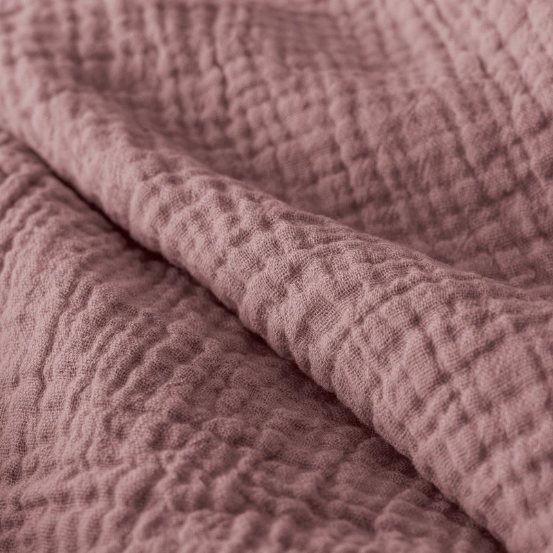 Lazy Dekbed Zonder Overtrek - Katoen Mousseline - Oud Roze - Image 8