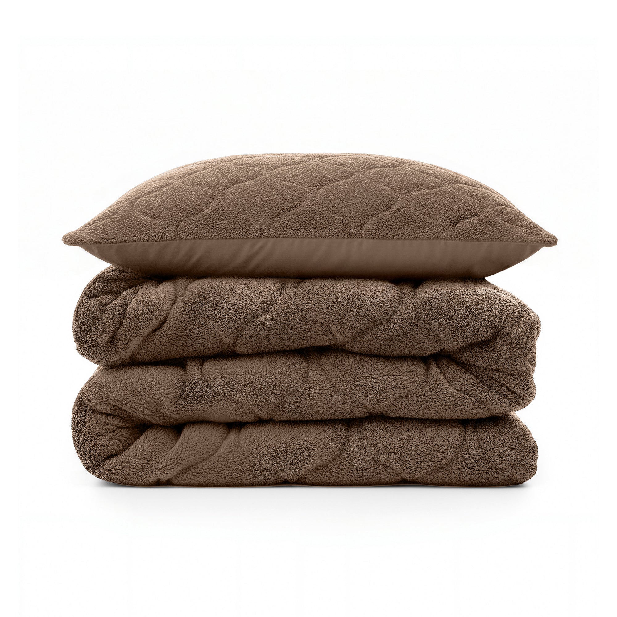 Kids Lazy Dekbed Zonder Overtrek - Teddy - Taupe/Bruin - Image 9
