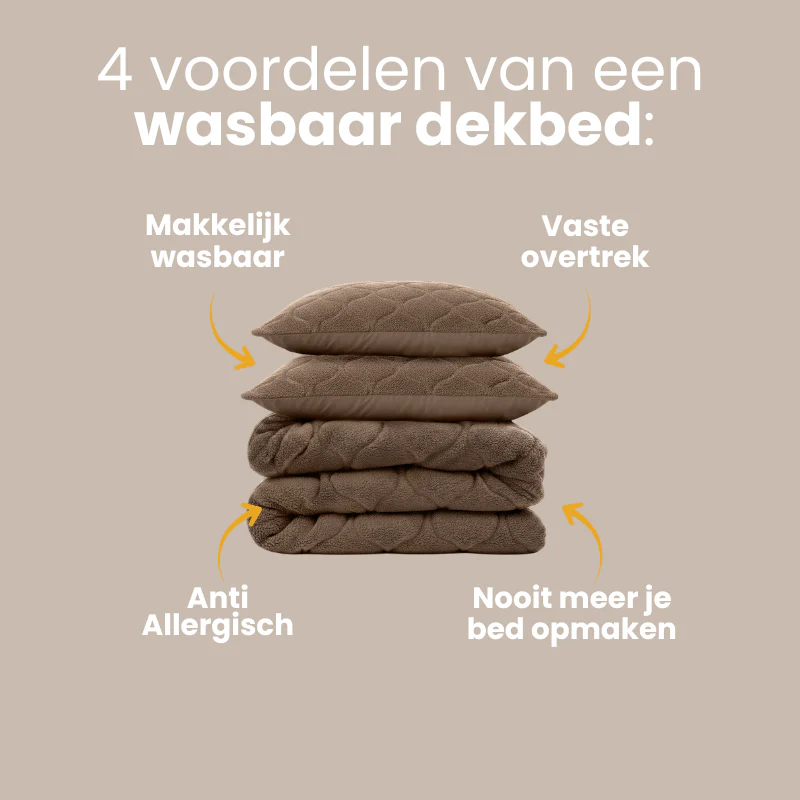 Kids Lazy Dekbed Zonder Overtrek - Teddy - Taupe/Bruin - Image 11