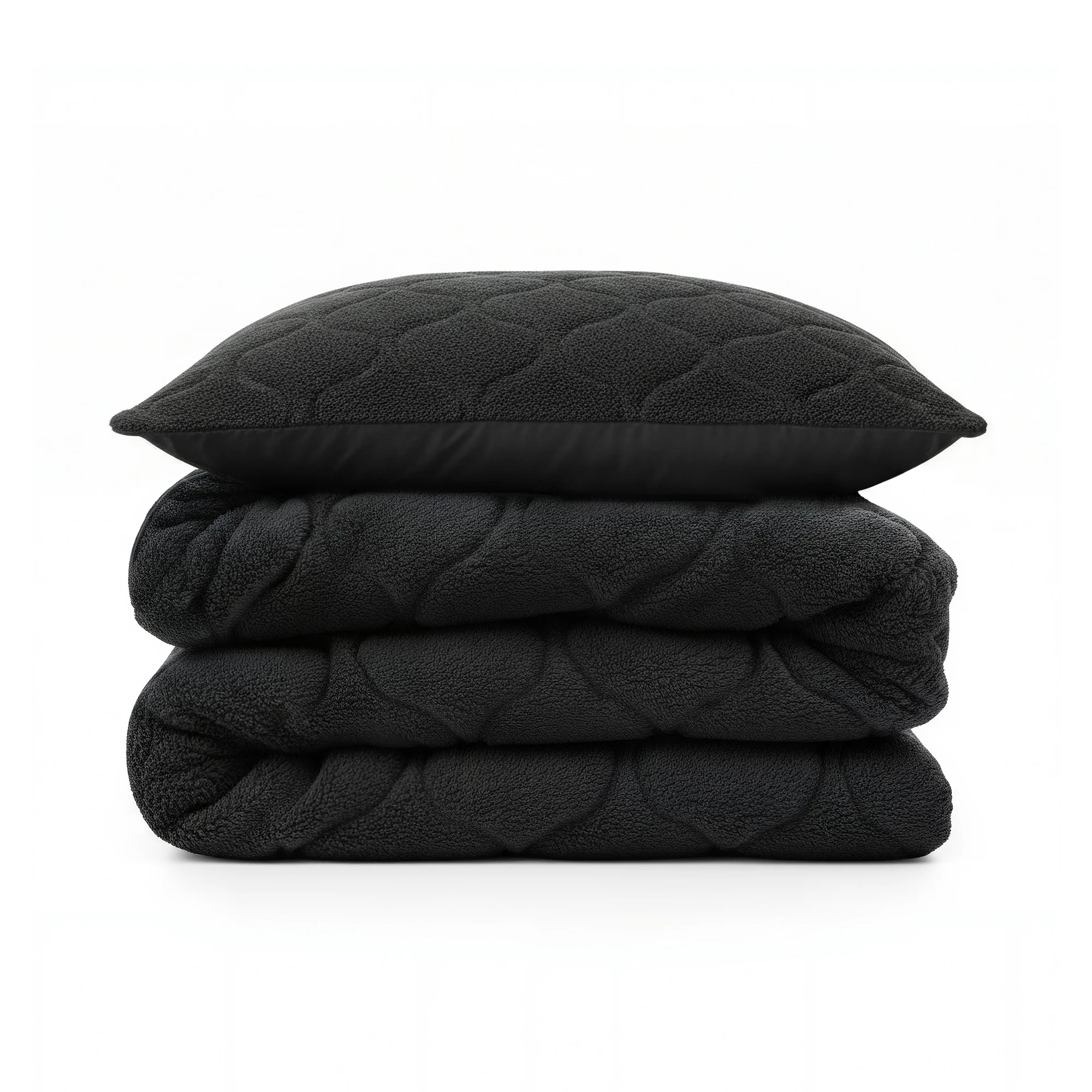 Lazy Dekbed Zonder Overtrek - Teddy - Zwart - Image 20