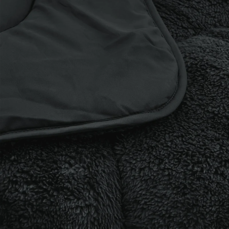 Lazy Dekbed Zonder Overtrek - Teddy - Zwart - Image 8