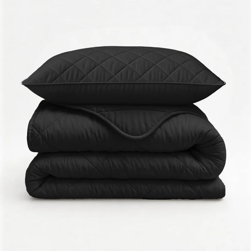 Lazy Dekbed Zonder Overtrek - Uni - Zwart - Image 8