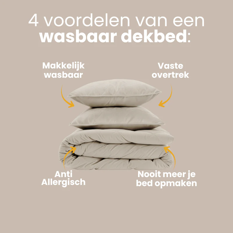 Lazy Dekbed Zonder Overtrek - Velvet - Taupe/Grijs - Image 5