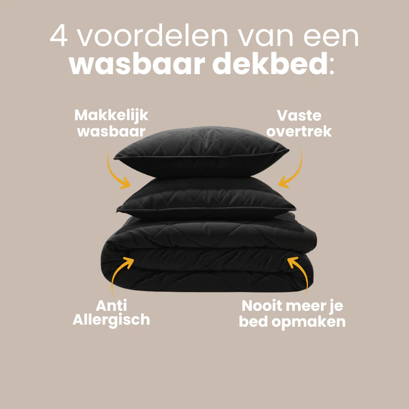 Lazy Dekbed Zonder Overtrek - Velvet - Zwart - Image 5