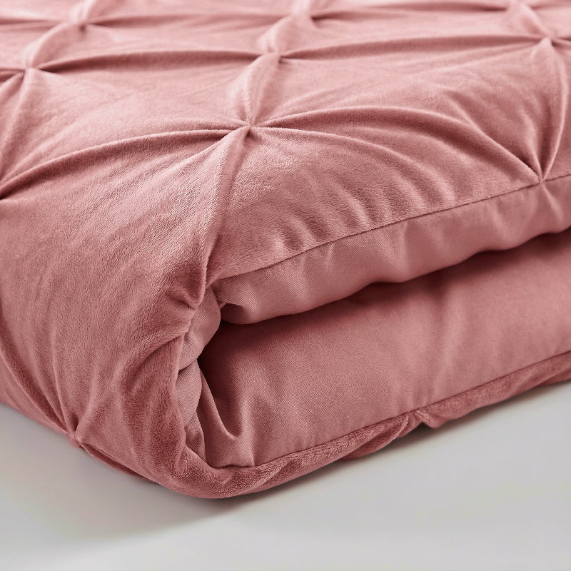 Lazy Dekbed Zonder Overtrek - Velvet Pintuck - Roze - Image 6