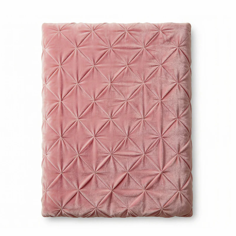 Lazy Dekbed Zonder Overtrek - Velvet Pintuck - Roze - Image 7