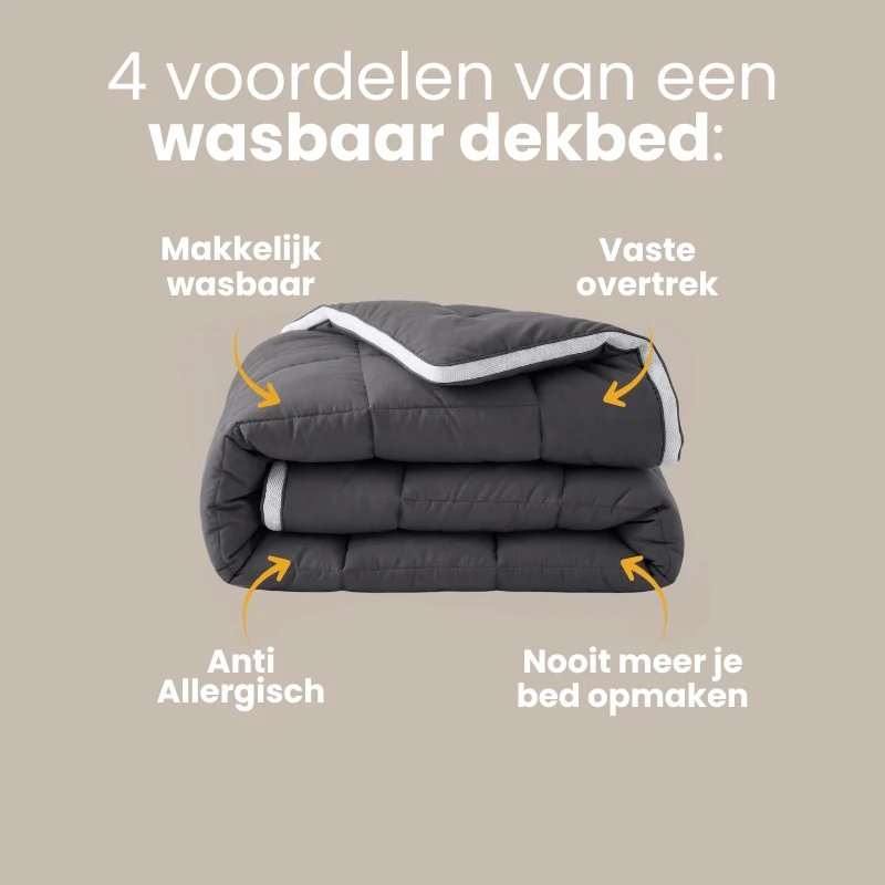 Lazy Dekbed Zonder Overtrek - 3D Air - Antraciet - Image 3