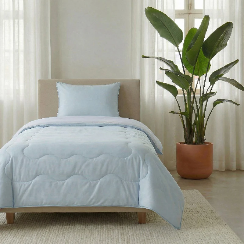 Lazy Dekbed Zonder Overtrek - Verkoelend - Blauw - Image 8