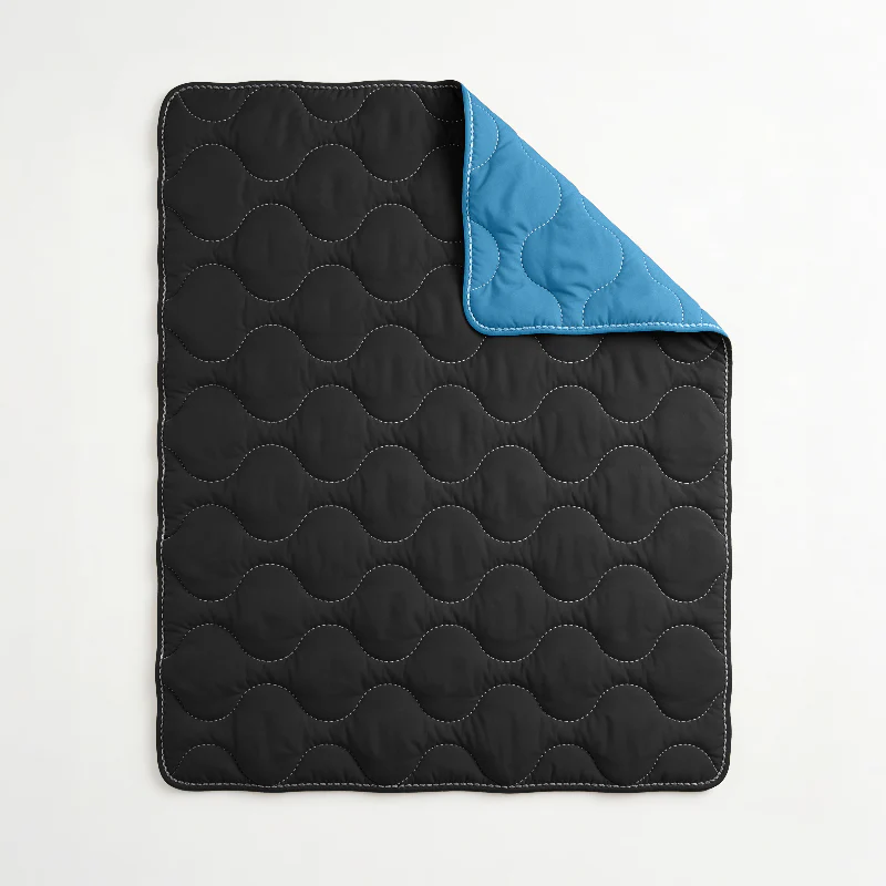 Lazy Dekbed Zonder Overtrek - Zwart/Blauw - Image 10