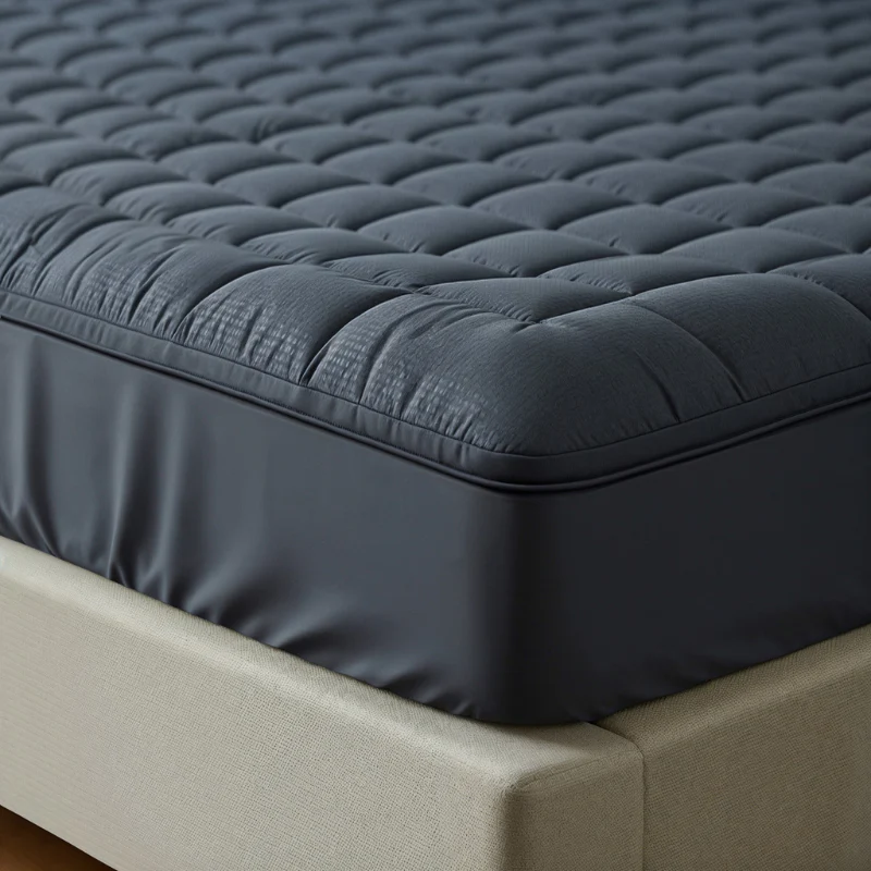 Wasbare Topper & Hoeslaken in 1 – Ultiem Slaapcomfort - Antraciet - Image 3
