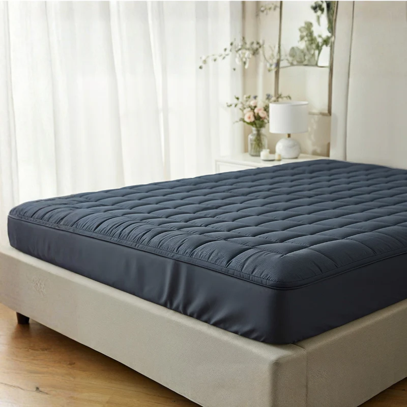 Wasbare Topper & Hoeslaken in 1 – Ultiem Slaapcomfort - Antraciet - Image 4