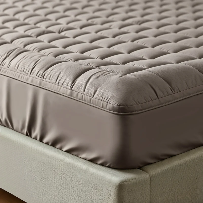 Wasbare Topper & Hoeslaken in 1 – Ultiem Slaapcomfort - Taupe - Image 7