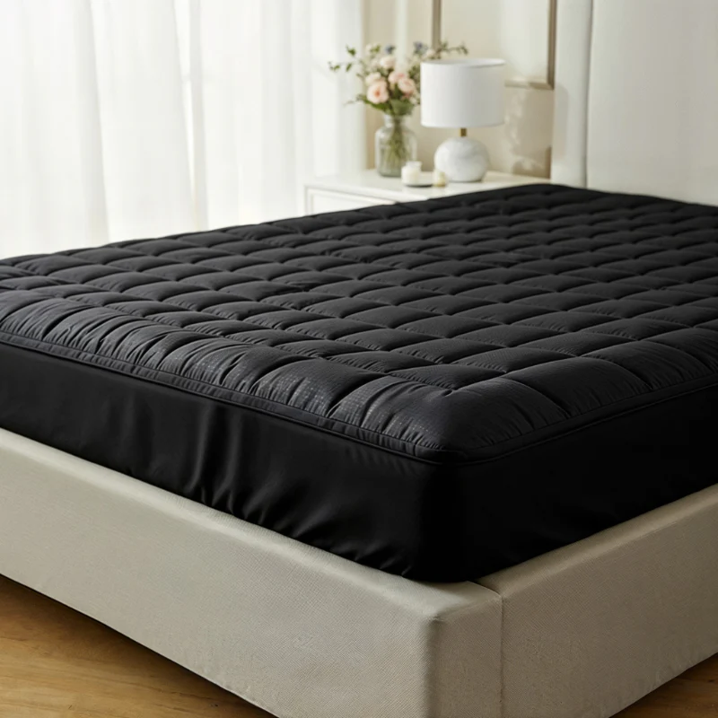 Wasbare Topper & Hoeslaken in 1 – Ultiem Slaapcomfort - Zwart - Image 7