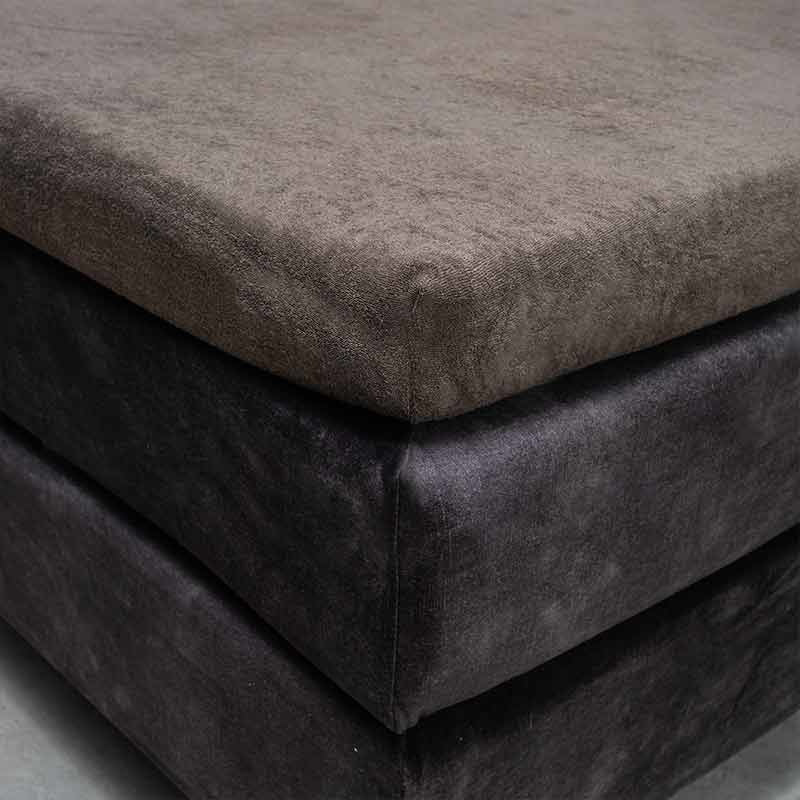 Splittopper Hoeslaken - Badstof - Taupe - Image 3
