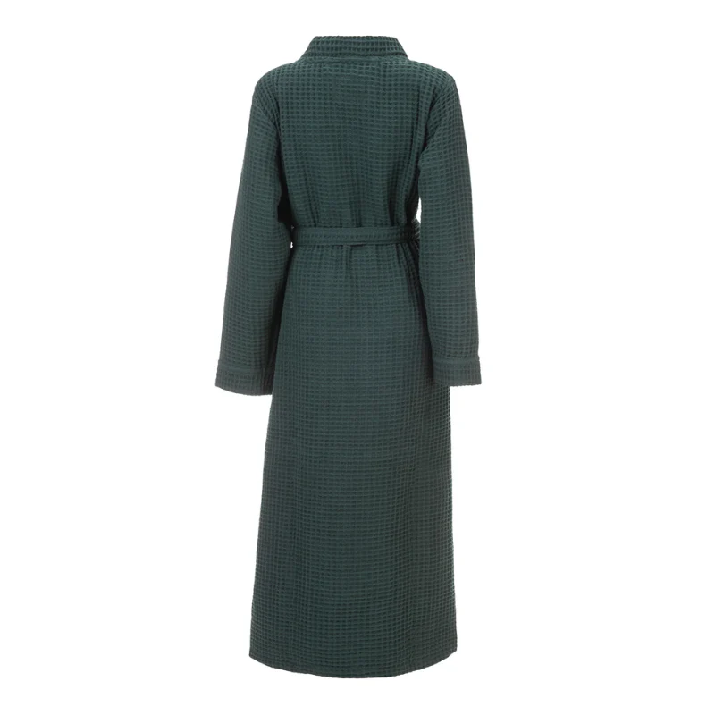 Luxe Wafel Badjas - Army Green - Image 3