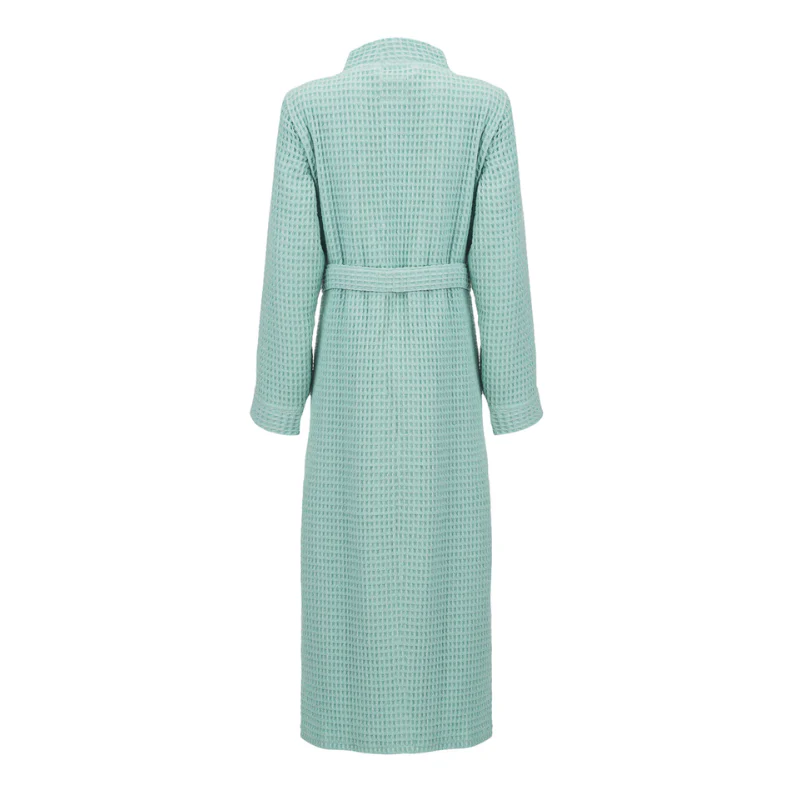 Luxe Wafel Badjas - Sea Green - Image 2