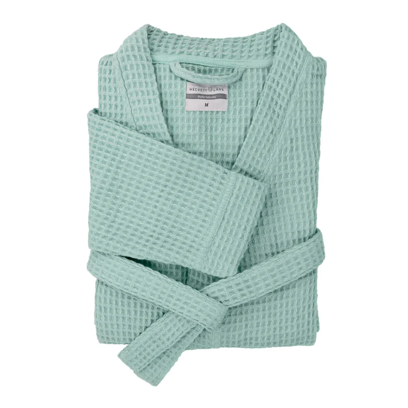 Luxe Wafel Badjas - Sea Green - Image 4