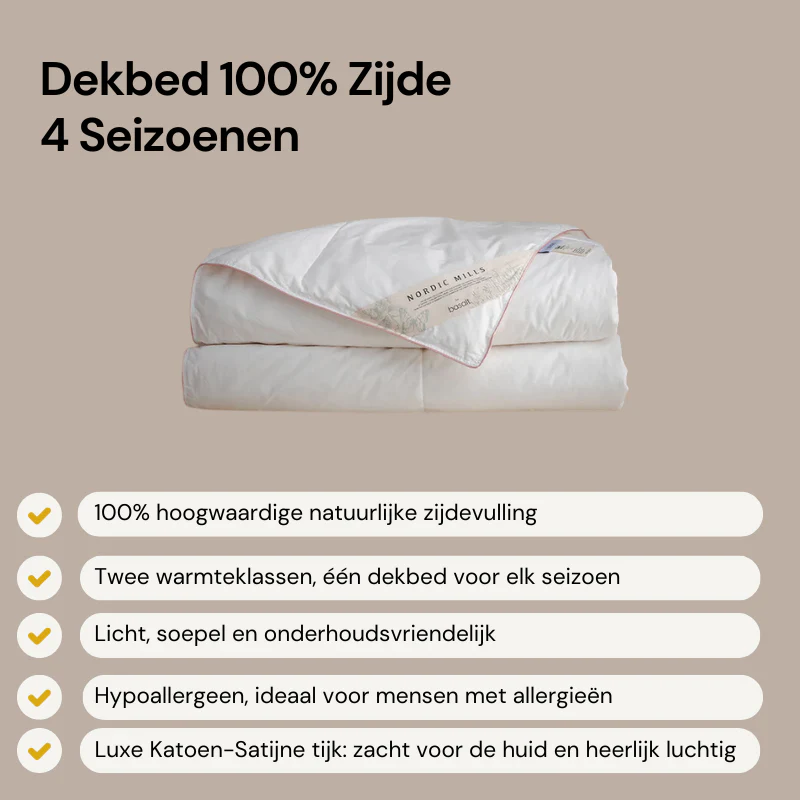 Dekbed - 100% Zijde - 4 Seizoenen - Image 2