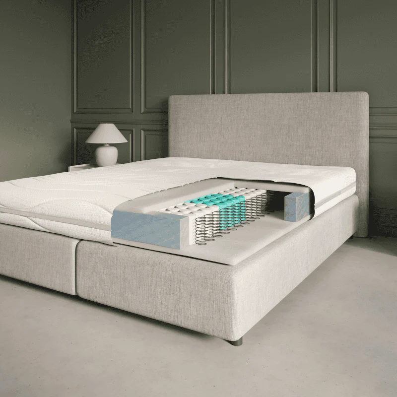 Matras Luxury Line - Pocketvering & Hybrid Koudschuim - Aloë Vera - Image 5