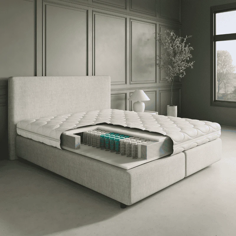 Matras Luxury Line - Pocketvering & Hybrid Koudschuim - Tencel - Image 6
