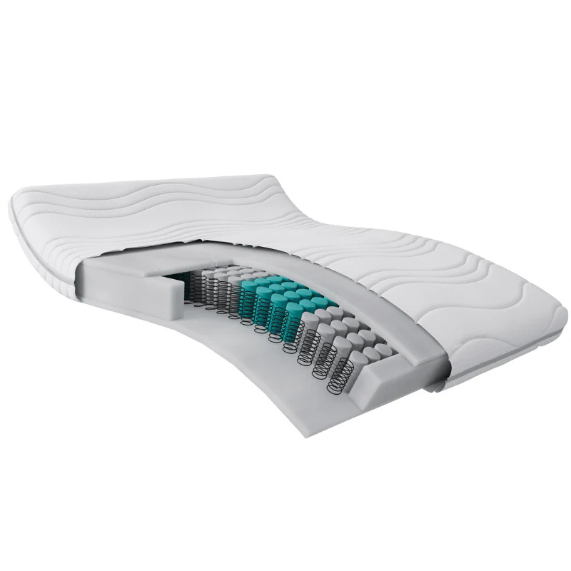 Matras Luxury Line - Pocketvering & NASA Traagschuim - Aloë Vera - Image 4