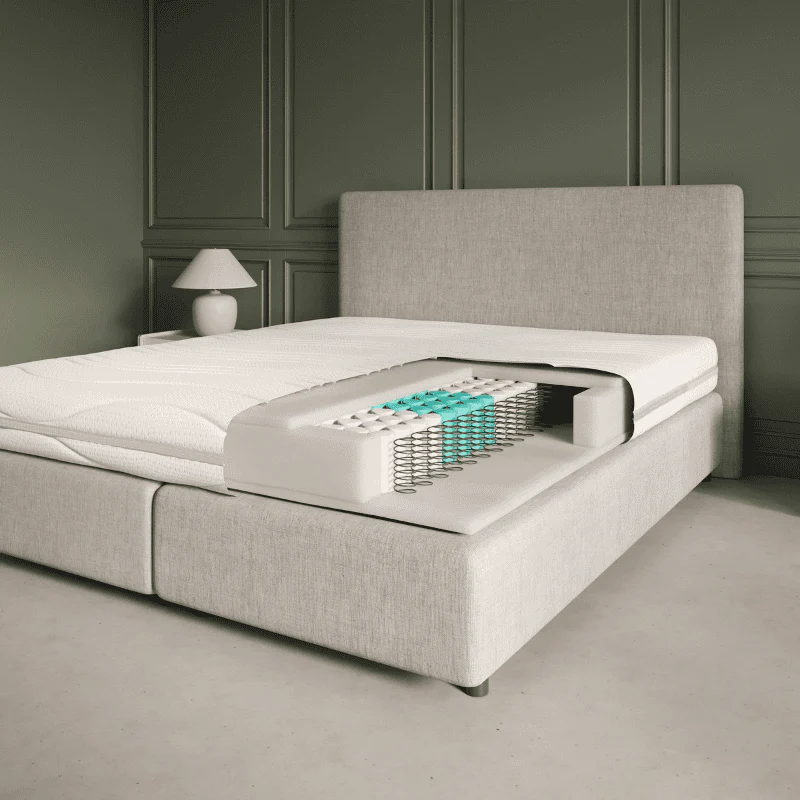 Matras Luxury Line - Pocketvering & NASA Traagschuim - Aloë Vera - Image 5