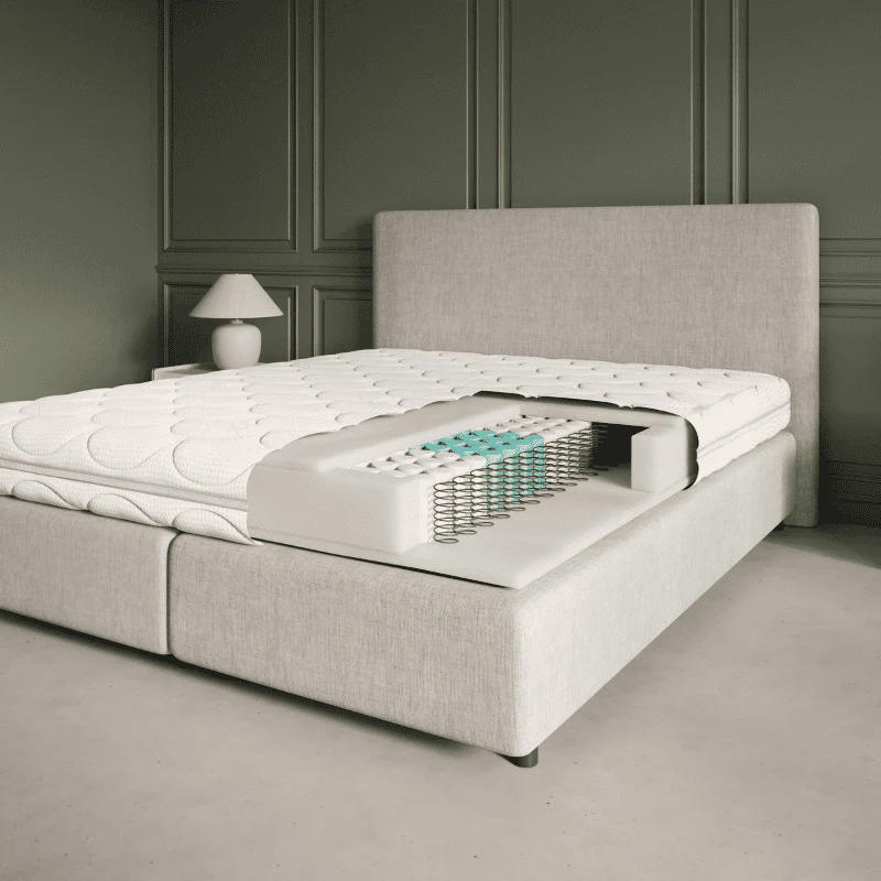 Matras Luxury Line - Pocketvering & NASA Traagschuim - Tencel - Image 5