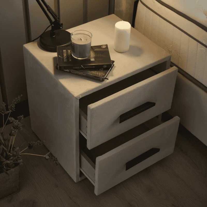 Modebedd Nachtkastje - Beige - Image 2