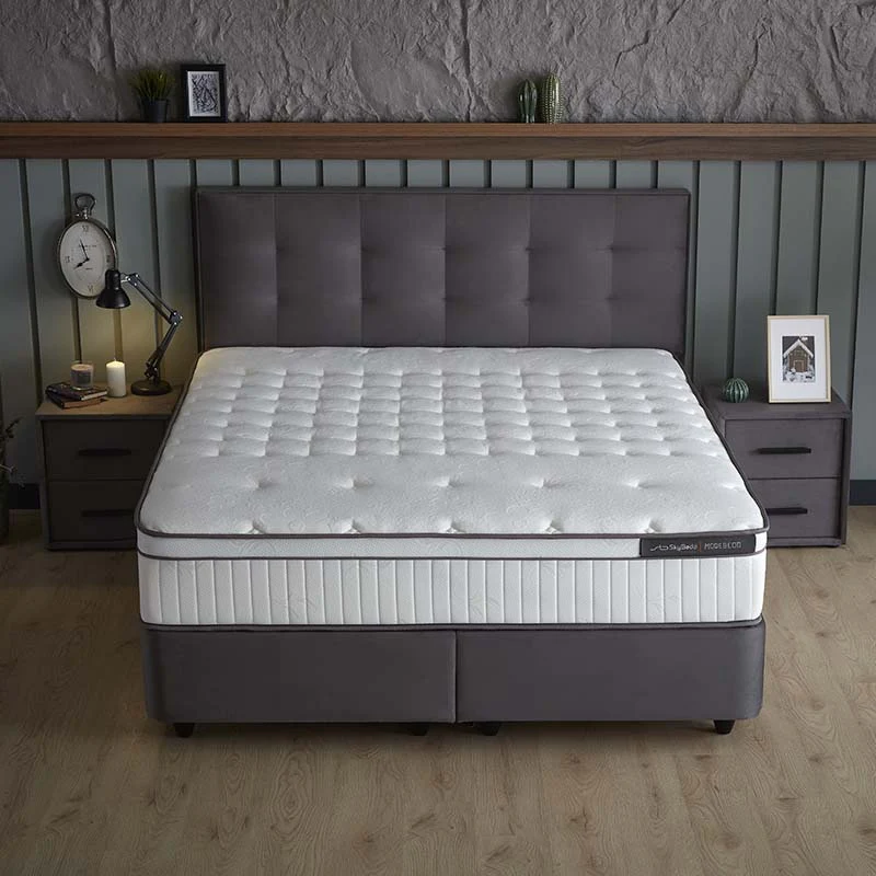 Boxspring met opbergruimte Modebedd - Antraciet - Image 2