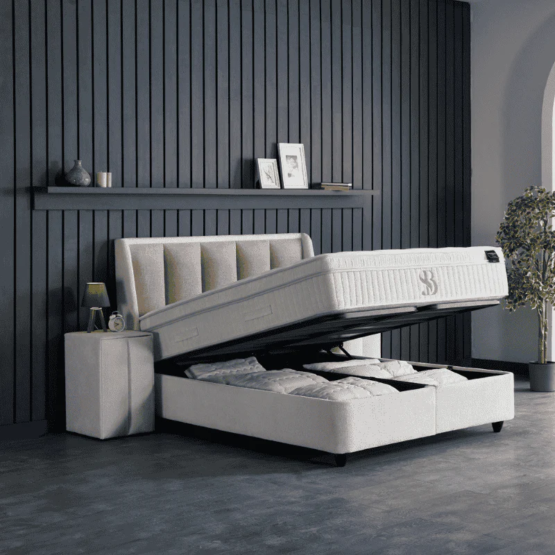 Boxspring met Opbergruimte - Noemibedd
